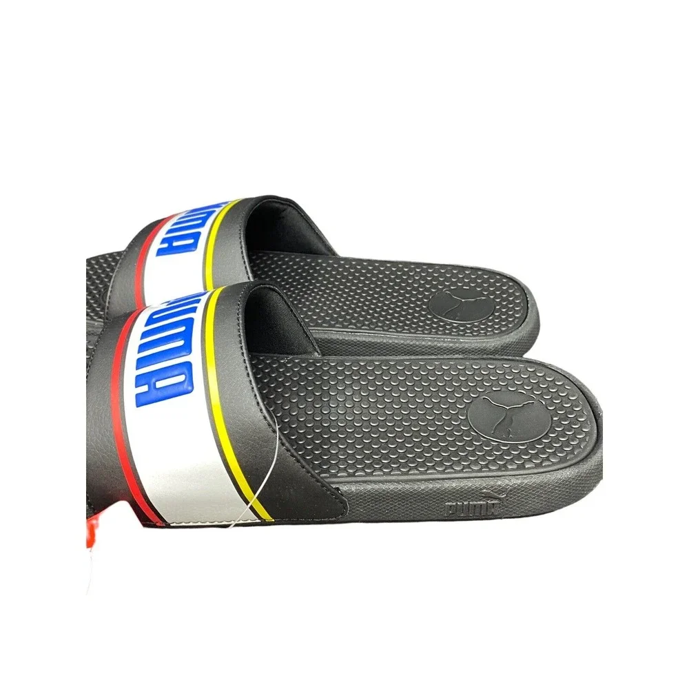 Puma Size 4 Junior Cool Cat Sport Retro BX JR Slide Sandals Black 382478-03 Kids